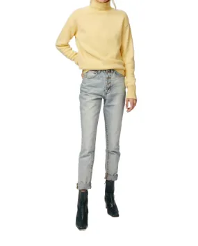 Knitwear Essential Pure Cashmere Sweater In Margarine