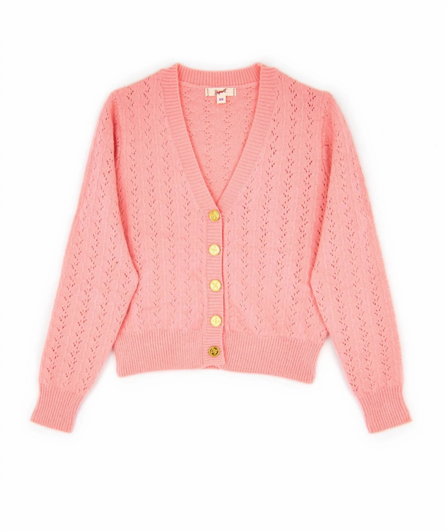 Women's Katy Cardigan In Pink Light Reflective Trim