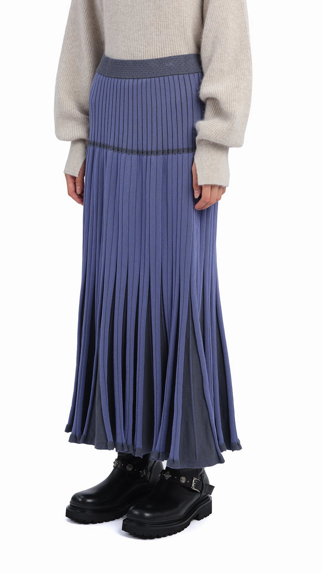 Stylish Vibe Knitted Flare Skirt