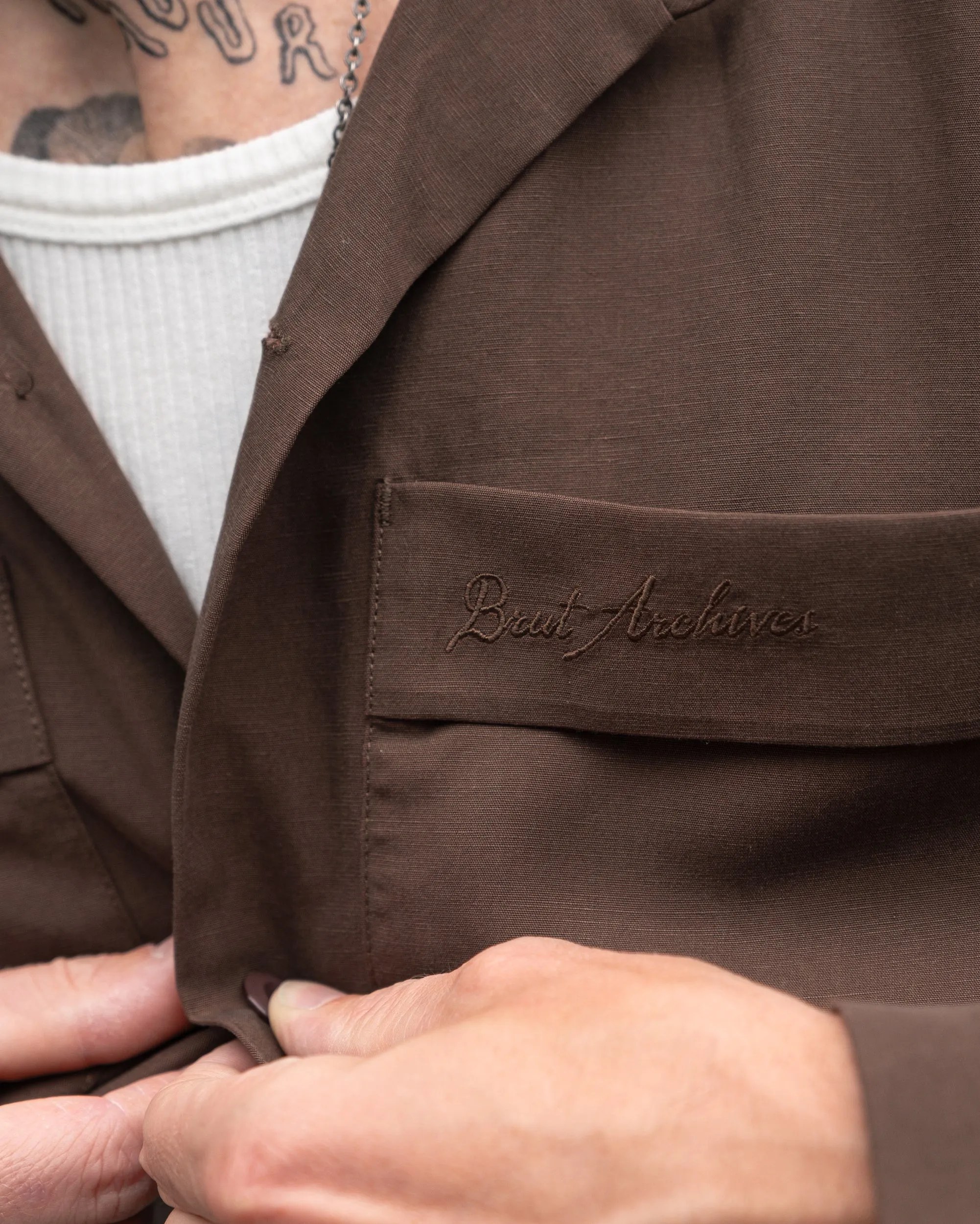 gender-neutral LA GRANDE CHEMISE