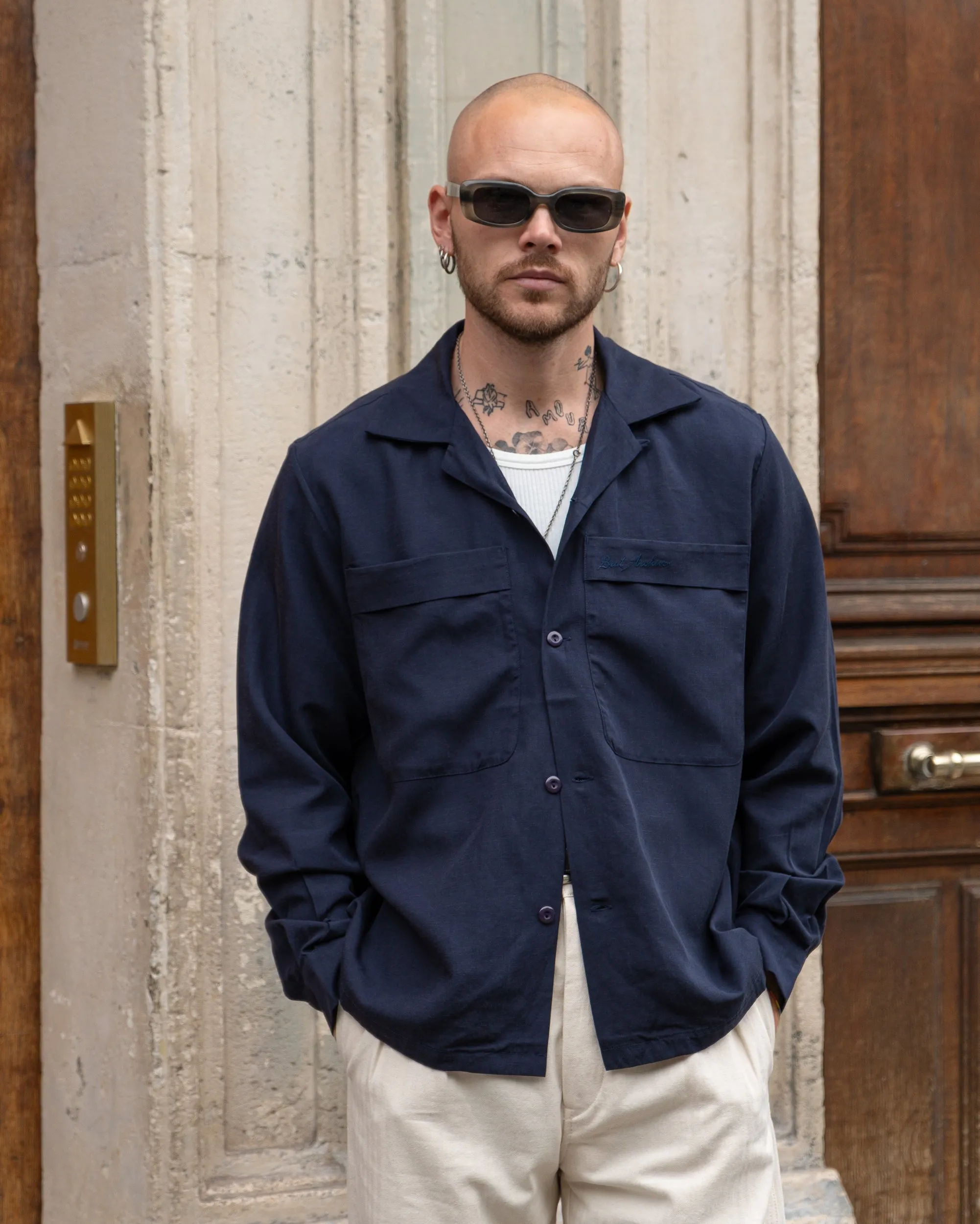 Versatile Design Layered Look LA GRANDE CHEMISE