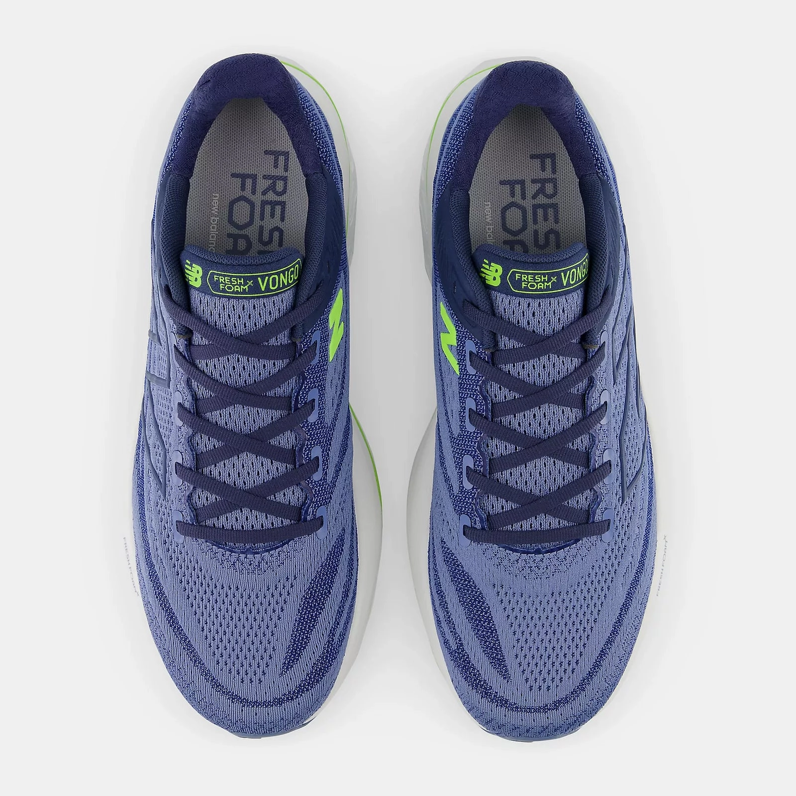 New Balance Men's Vongo v6 Running Shoes Mercury Blue / Thirty Watt Responsive Foam Cushioning