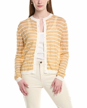 Odor Control Technology Cozy Style Lafayette 148 New York Crinkled Cardigan