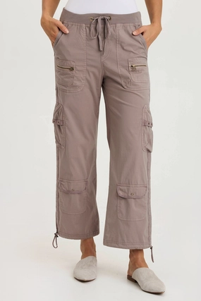 Langley Poplin Cinched Leg Cargo Pant Day Adventure