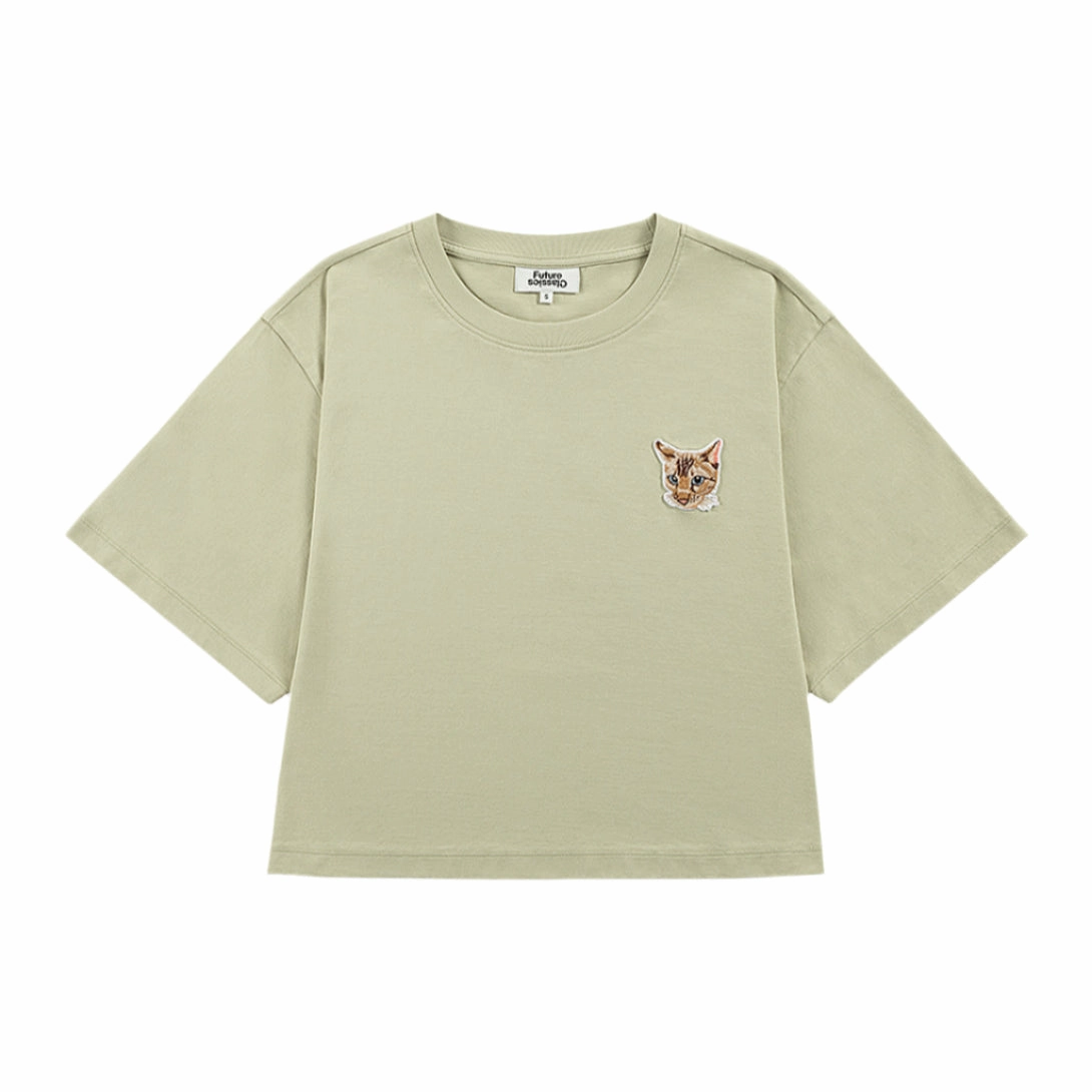Timeless Layer Large Nova Cropped Tee