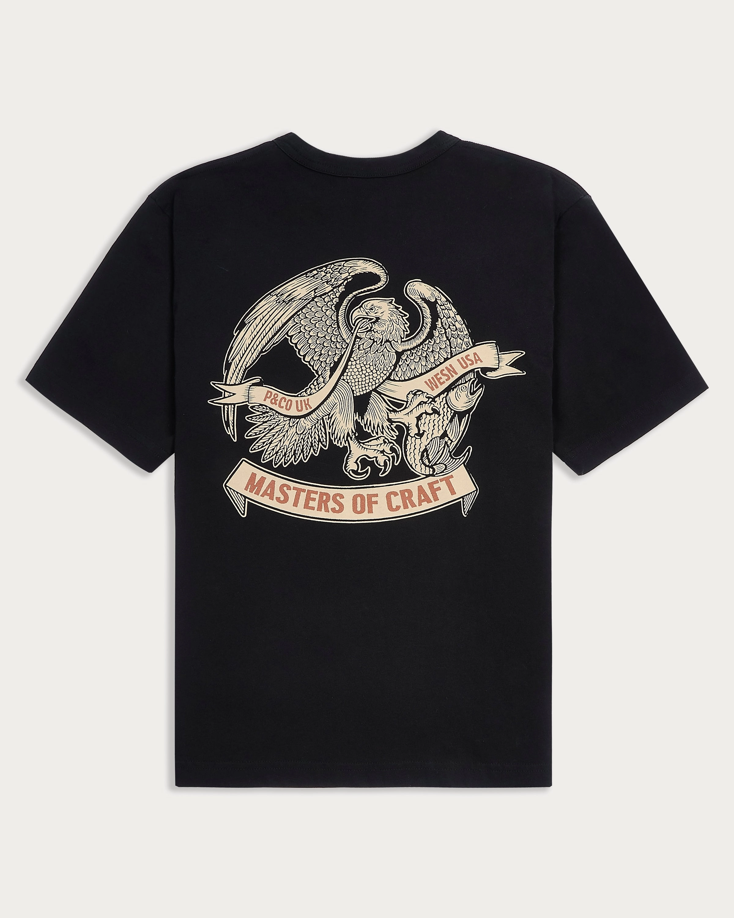 Oeko Tex Certified Master Of Craft T-Shirt - Washed Black