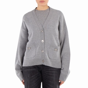 Perfect Layering Anti Static Finish Versace Medusa 95 Knit Boxy Cardigan