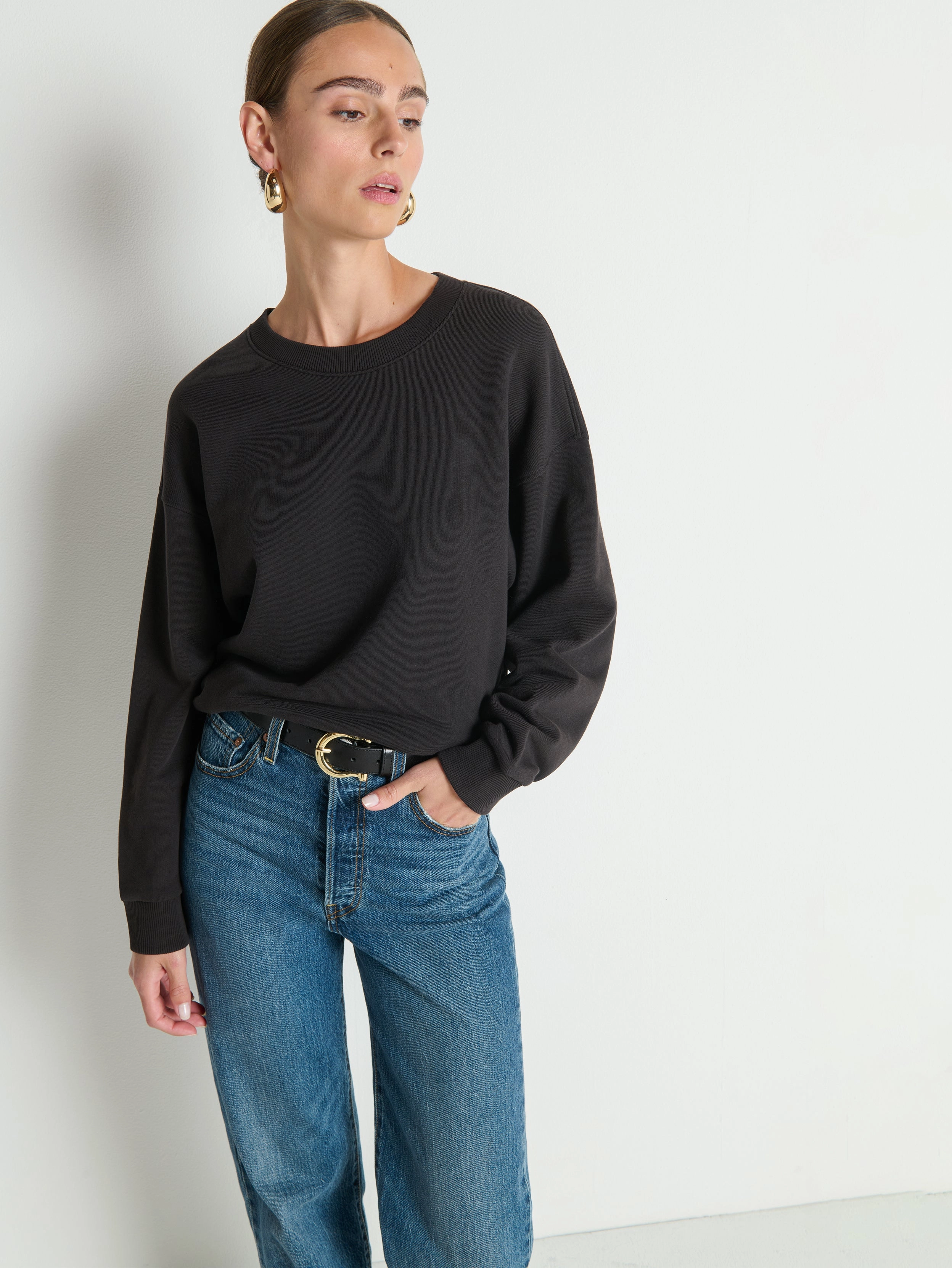 Jovie Crewneck Fashion Piece appropriate for sunny days