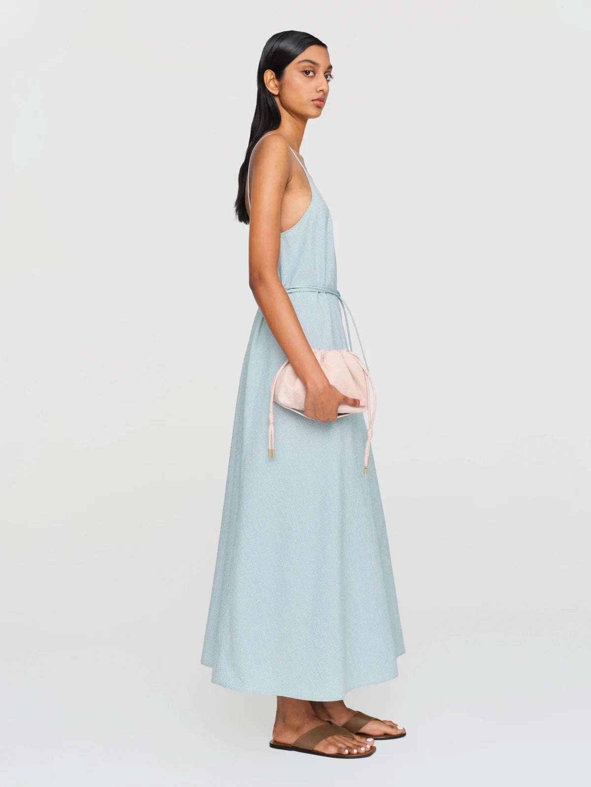 Penny Seersucker Dress Countryside-Style Calm Aesthetic