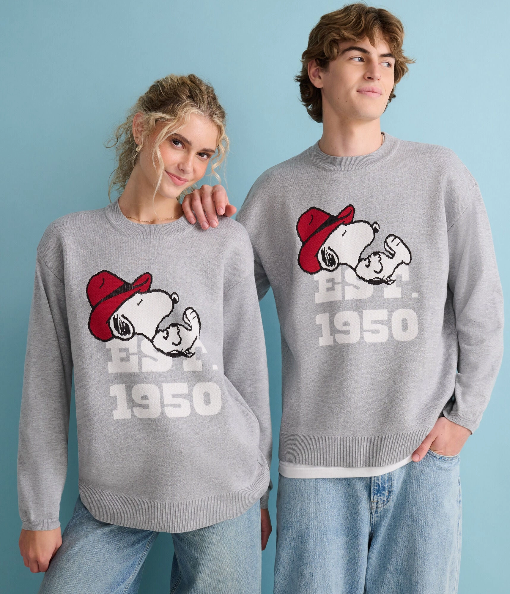 Aeropostale Peanuts | Aropostale Western Snoopy 1950 Crew Sweater Cozy Knit Design