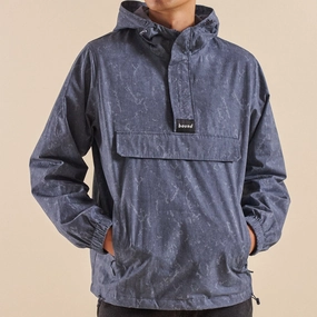 AllDay Comfort Design Flexible Material bound Camo Blue Canvas Smock Jacket