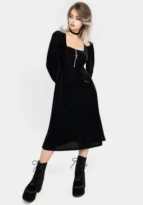 Casual Chic Style Upgrade Legacy Zip Front Midi Dress