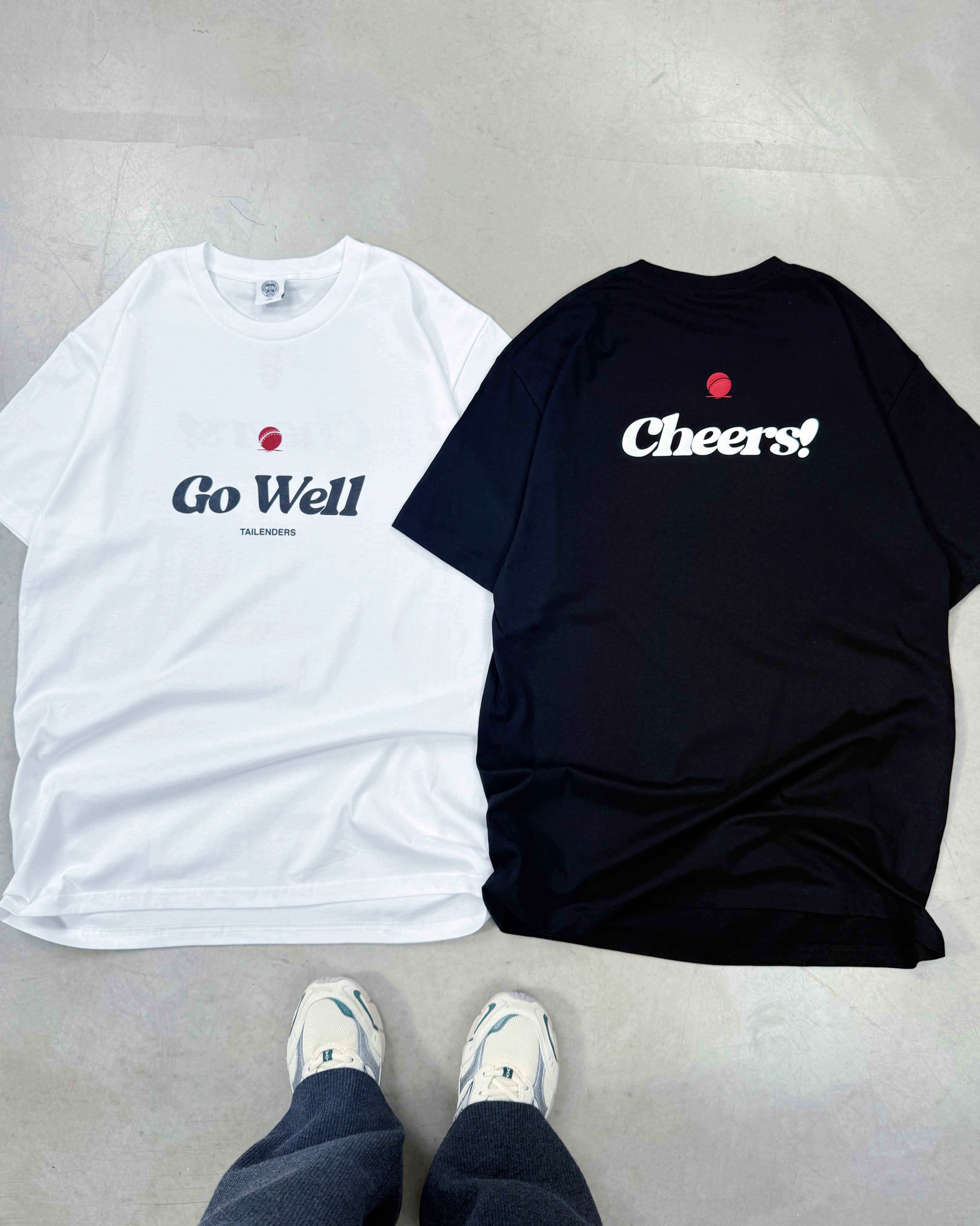 cyber monday Tailenders 'Go Well' Tee - White