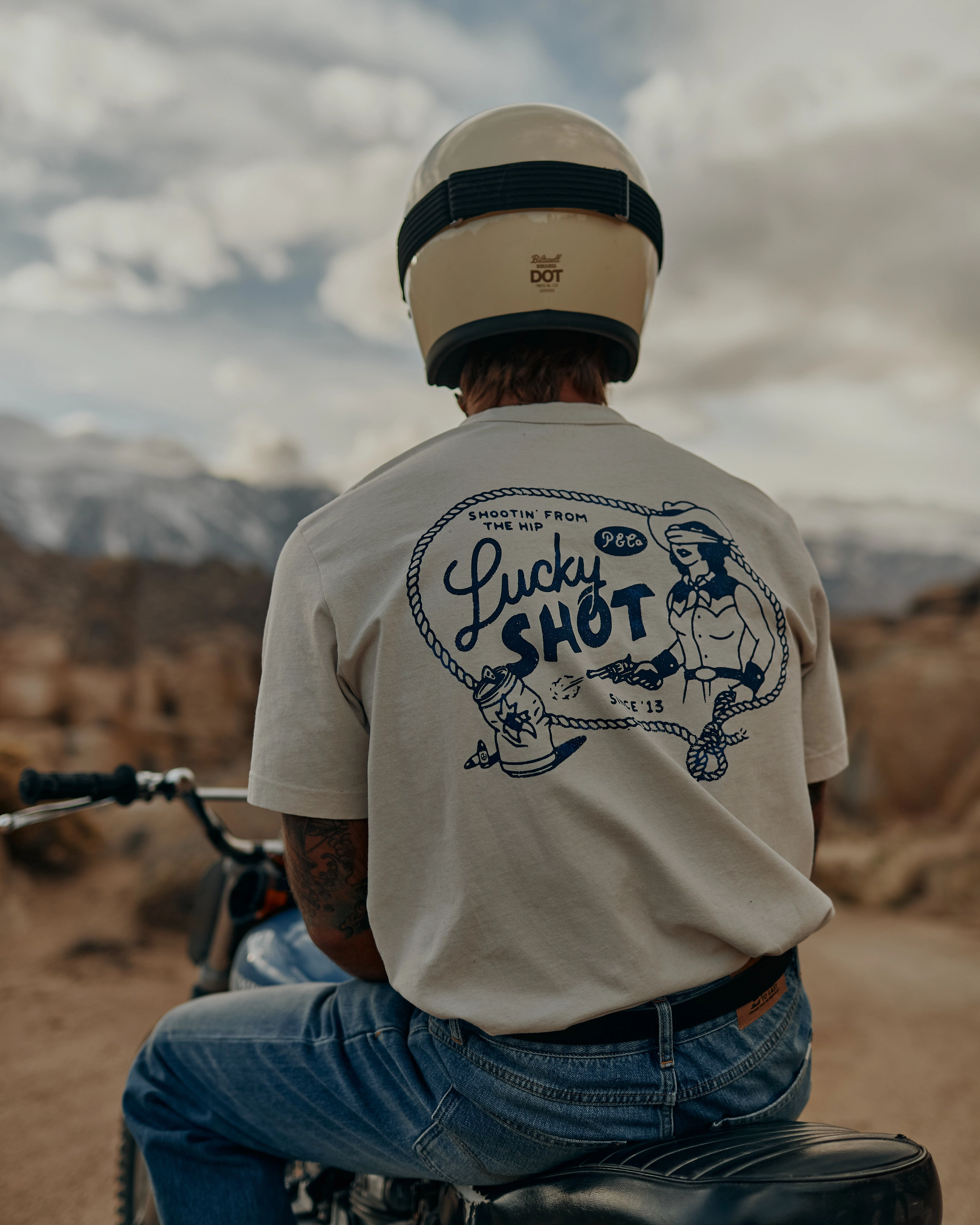 Lucky Shot T-Shirt - Bone AntiPilling Essential Layer