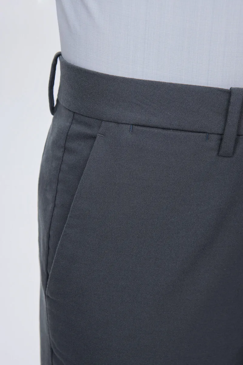 HeatGuard Water Repellent Smart Pants  | Dark Grey 2843NZ Comfortable Waistband High Rise