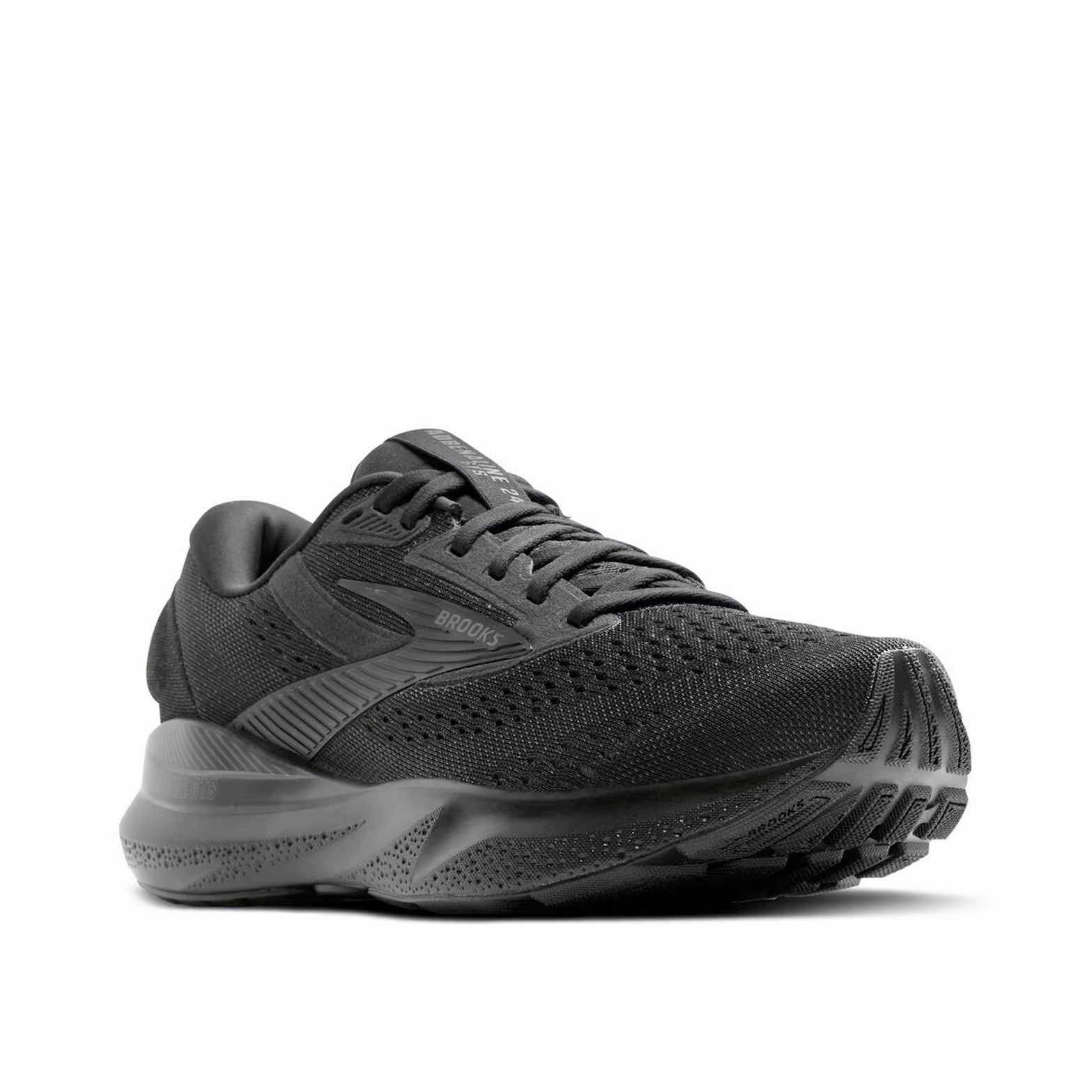 heart - design shoes Torsional Support System Brooks Men's Adrenaline GTS 24 Extra Wide Fit Running Shoes Black / Black / Ebony