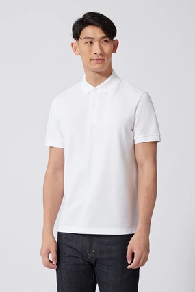 Timeless Fit VISDRY? Pique Polo | White WH001Z