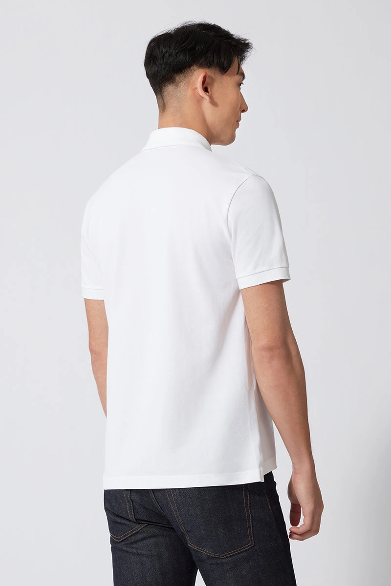 Sporty Fit VISDRY? Pique Polo | White WH001Z
