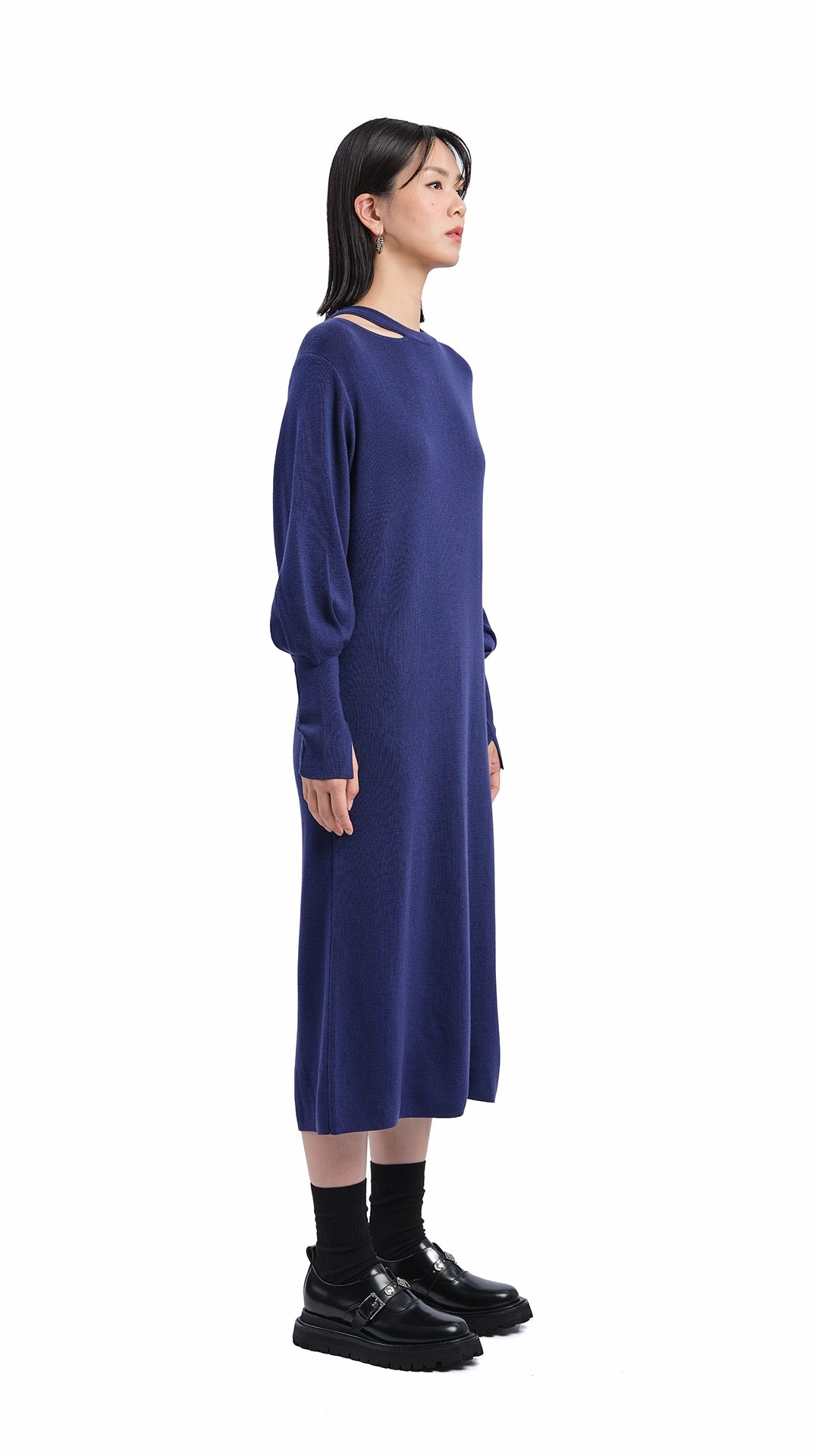 everyday staple Polished Look Biella Wool Knit Dress