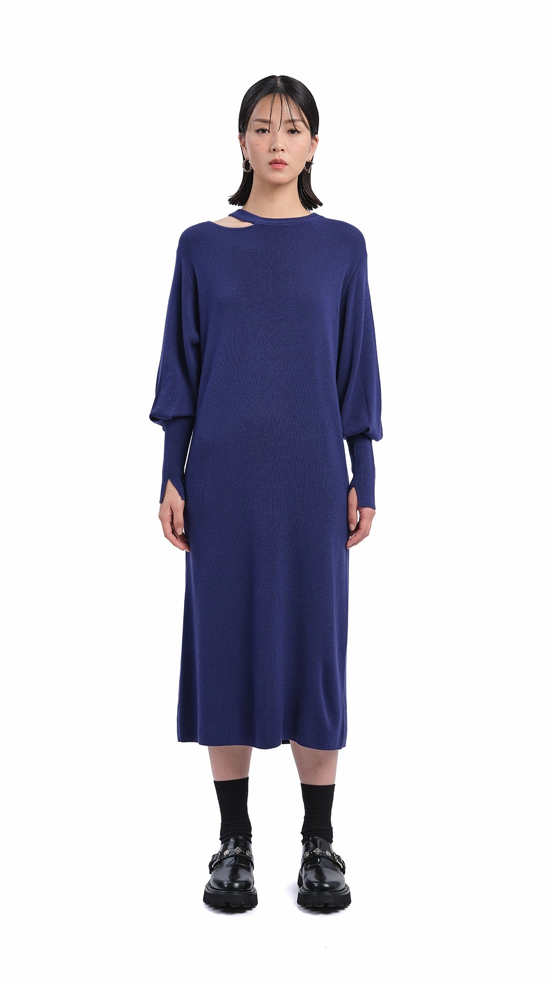 Biella Wool Knit Dress Casual Edge Smart Fit