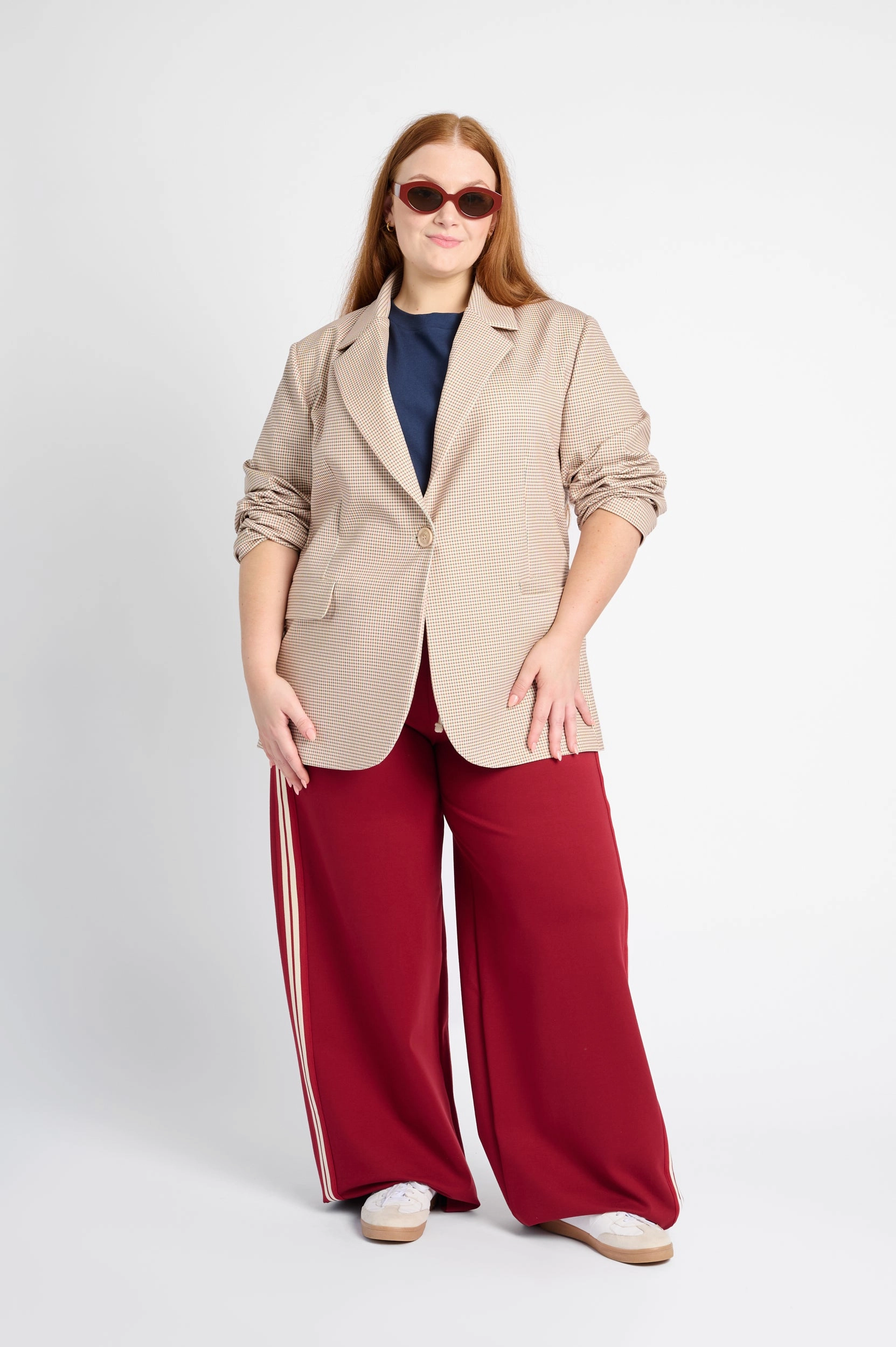 Ponti Jacket in Check Frictionless Lining Autumn Vibe