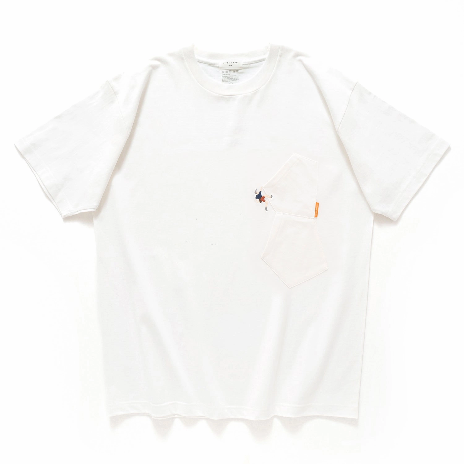 Anti Pill Surface MoistureWicking (ZT1533) Climbing Embroidery 2 Pockets Tee