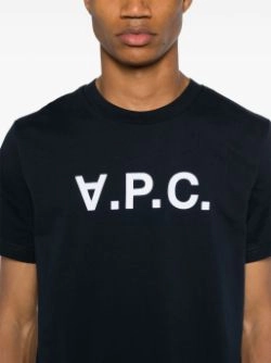 Essential Fit Sustainable Production Process Dark Navy Ecru Standard Grand Vpc Gots T-Shirt