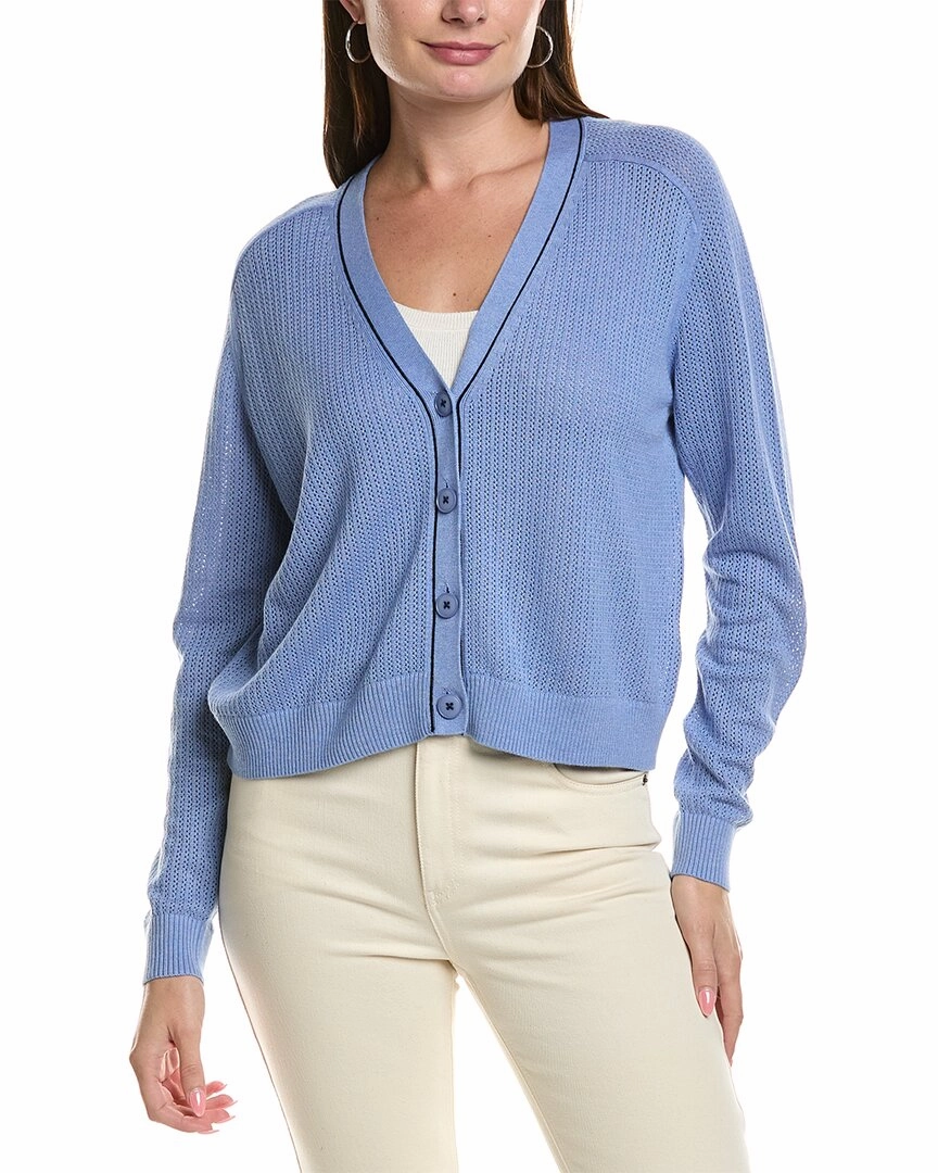 Fashion Knit Layer Sophisticated Knit Lilla P Saddle Sleeve V-Neck Cardigan