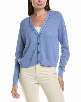 Lilla P Saddle Sleeve V-Neck Cardigan Cozy & Soft Ergonomic Sleeve Engineering