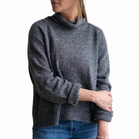 Linden Cashmere Turtleneck In Pebble Softened Edges Comfy and Stylish