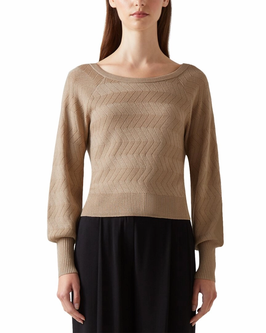 Anti Static Treatment LK Bennett Goldie Knitted Top