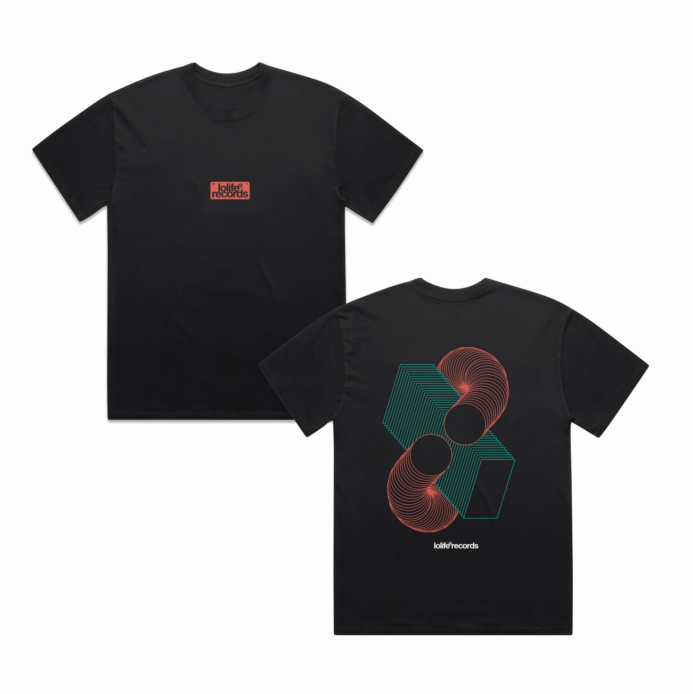 Soft And Comfortable LOLiFE 002 Tee - Black