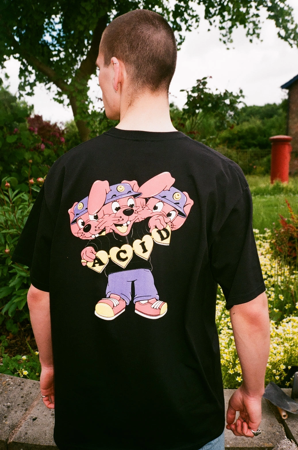 Simple Fashion ACID LOVE 0.06 'Siamese' Tee - Black