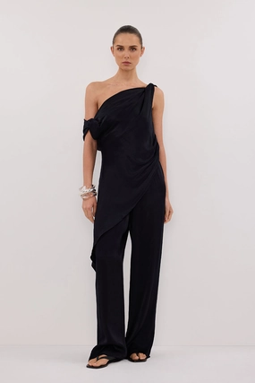 Low Profile Fasteners MONICA INK SATIN PANT