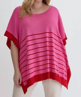 Lovely Day Top In Pink Winter Ready Knit