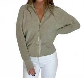 Casual Knit Wear Glamour Cardigan In Hazelnut