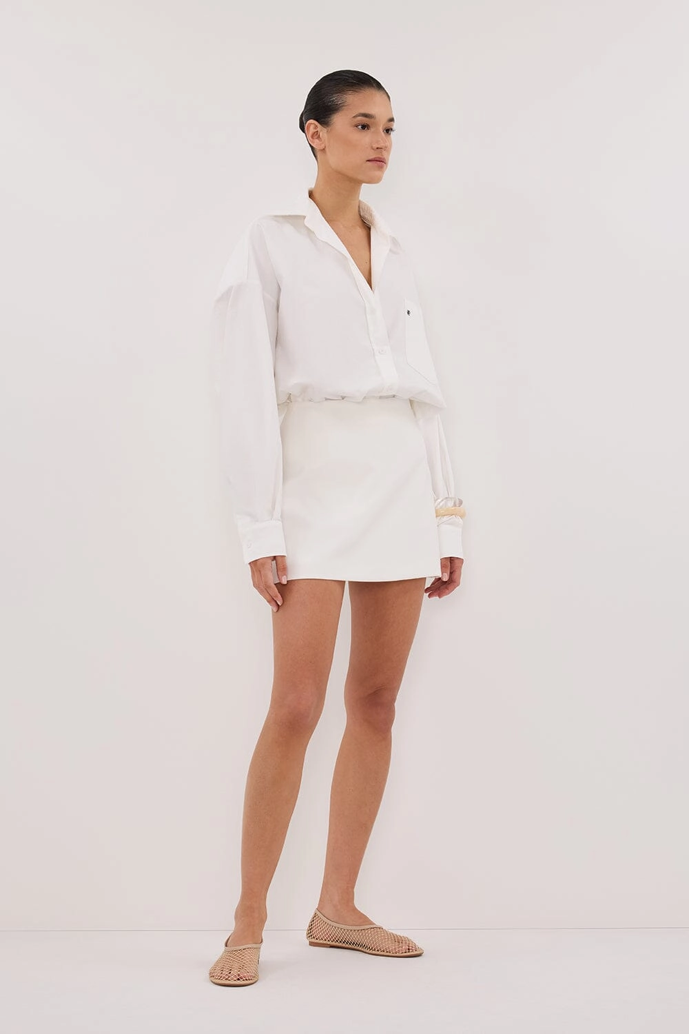 Slim Stretch SOHO WHITE SKORT