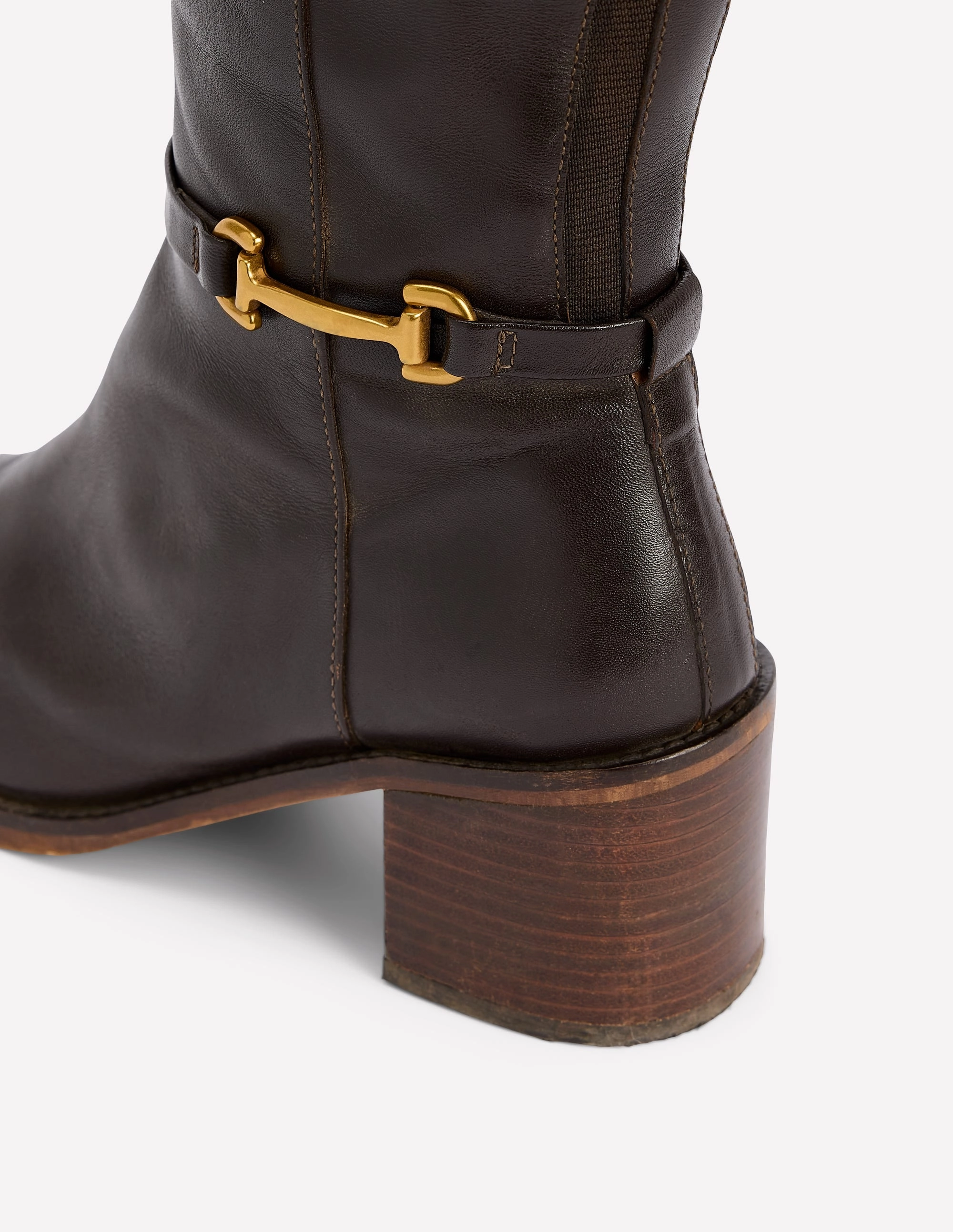Iris Snaffle Heel Boot-Chocolate Seamless Comfort Comfort Seeker Compact Form
