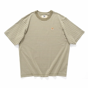 Beach Outfit (TP1611) Embroidery Stripe Tee