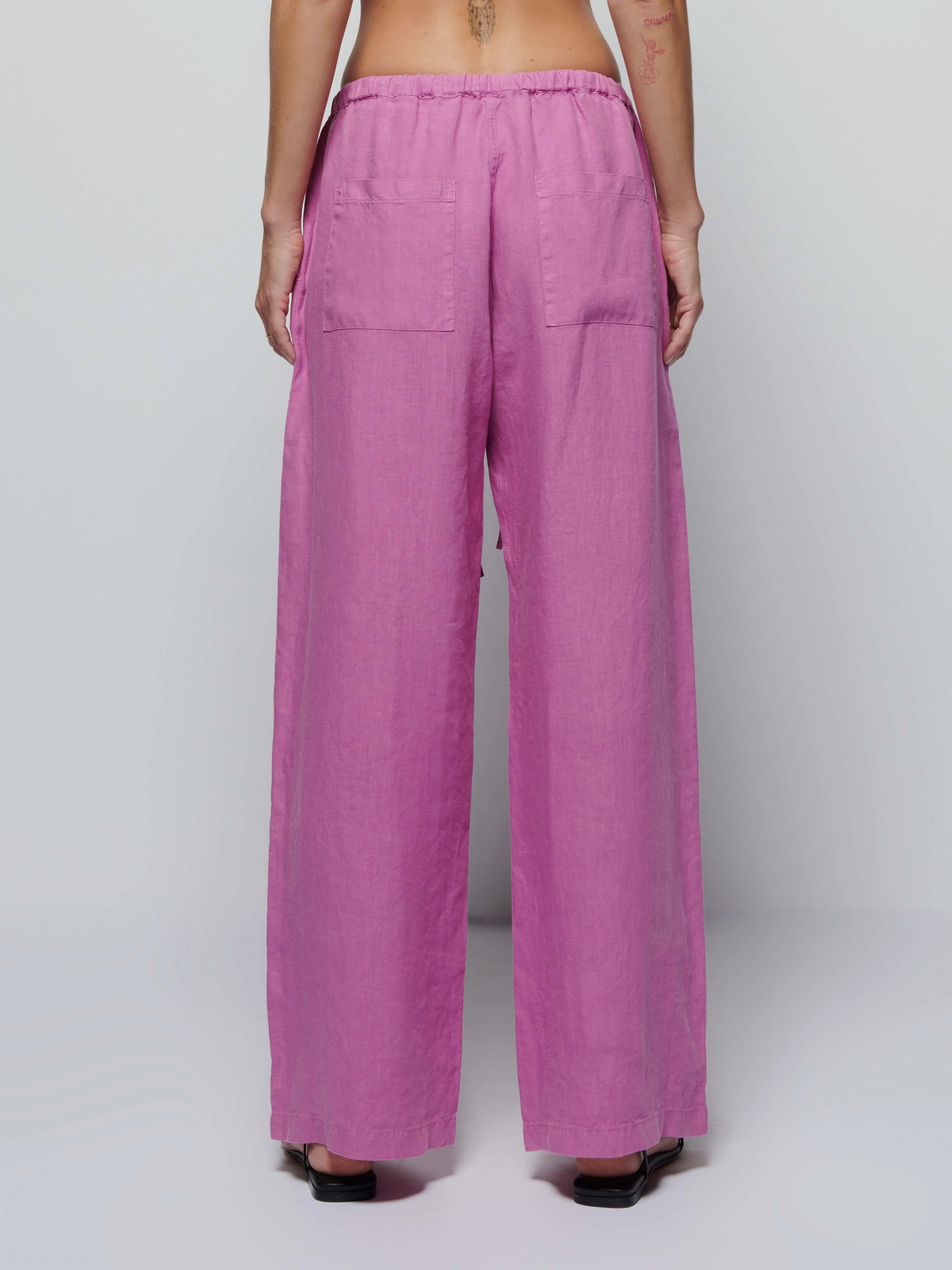 Lucia Tie Linen Pant Fashion Staple Movement Fit