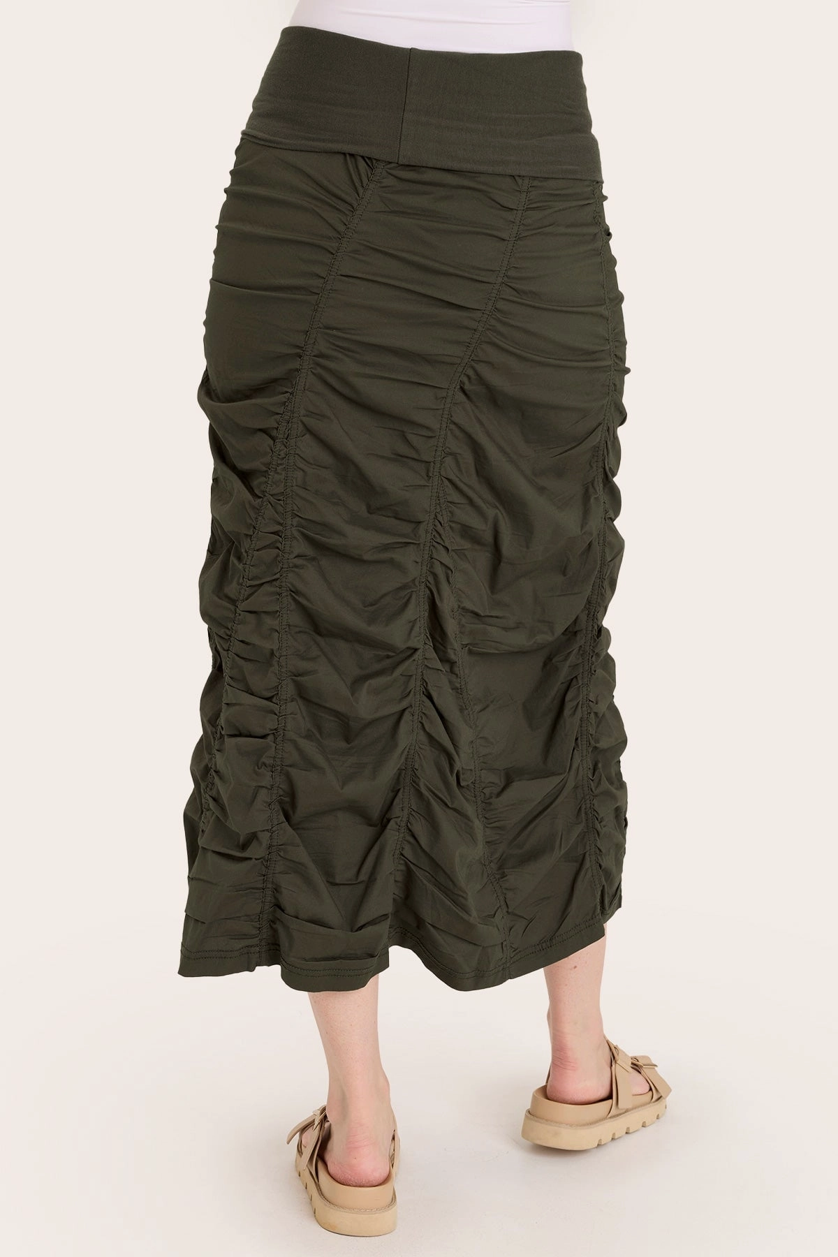 understated look Gored Peasant Skirt