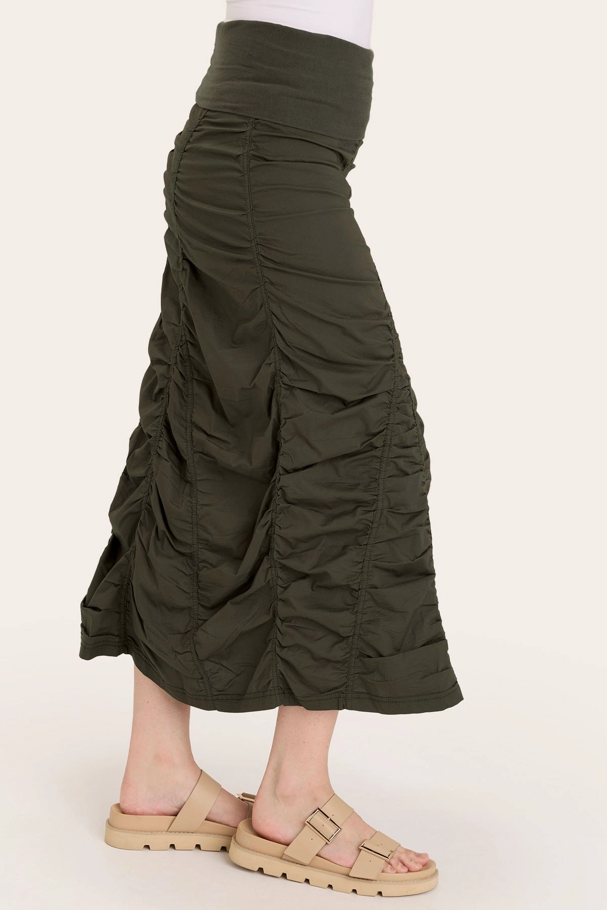 Simple Layers Gored Peasant Skirt