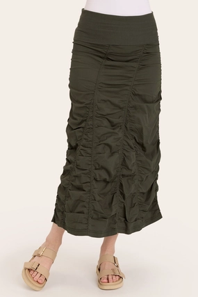 Custom made Innovative Fabric Gored Peasant Skirt