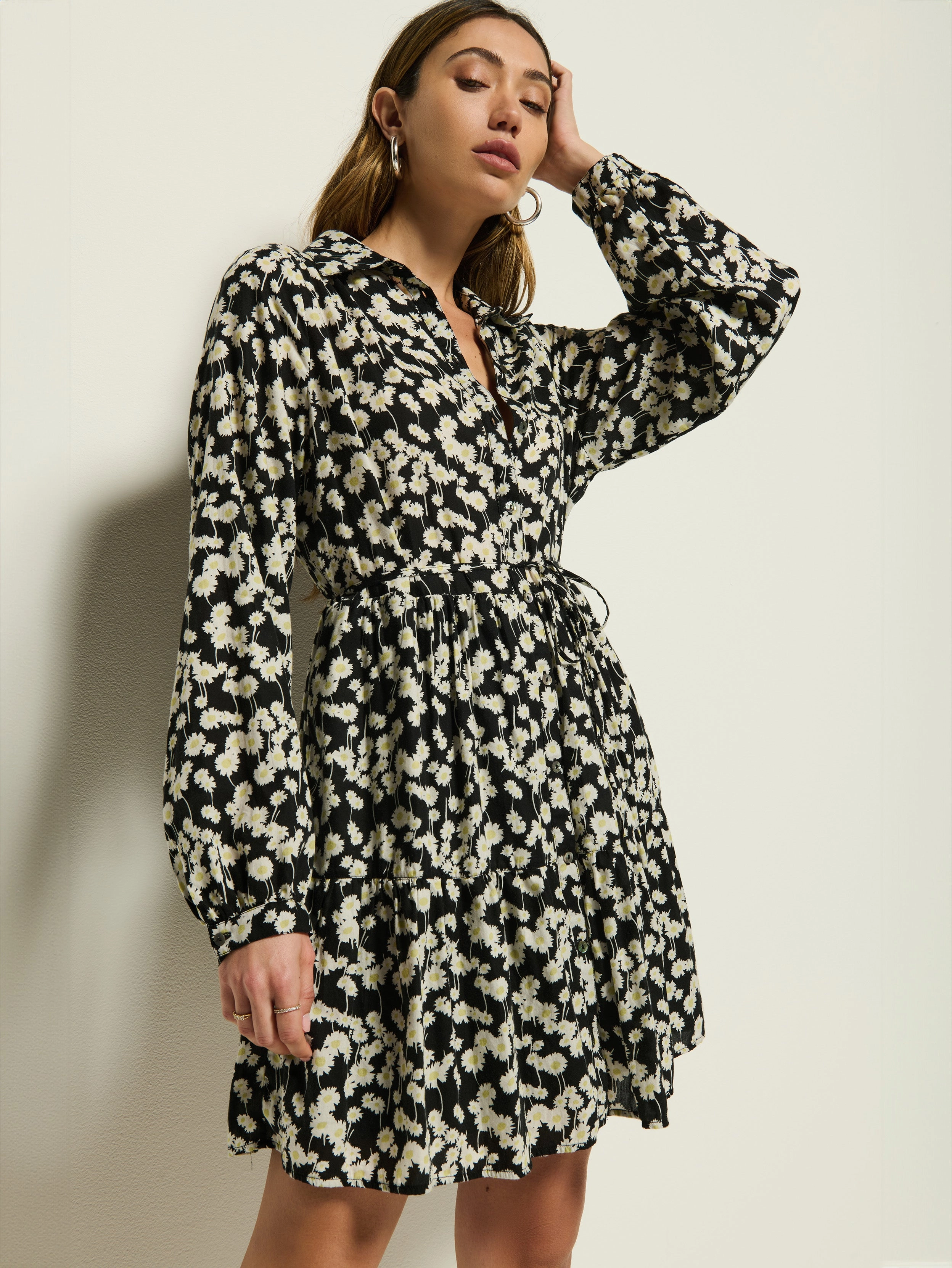 Sabreena Shirt Dress Stylish Vibe Winter-Season