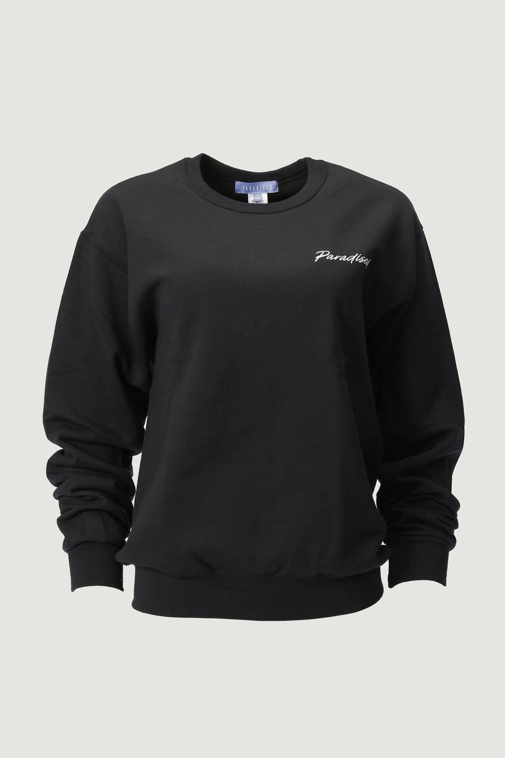 Geo P Crew Top In Black Perfect Layer Sophisticated Look