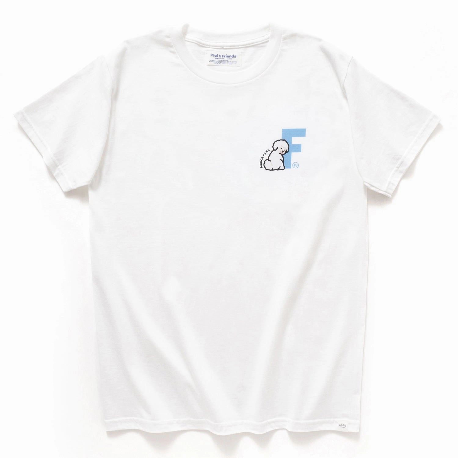 Sophisticated Casual (EMT079) Make Your Own Bichon Frise Graphic Tee