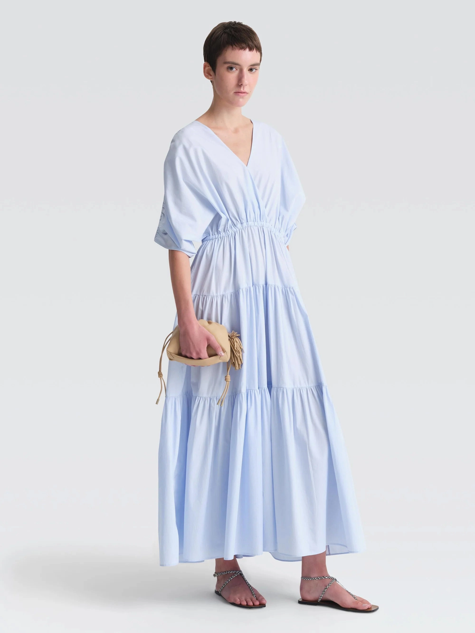 Mairah Organic Cotton Poplin Dress Casual Elegance