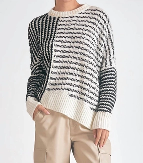 Plush Inner Lining Mara Sweater In Grey