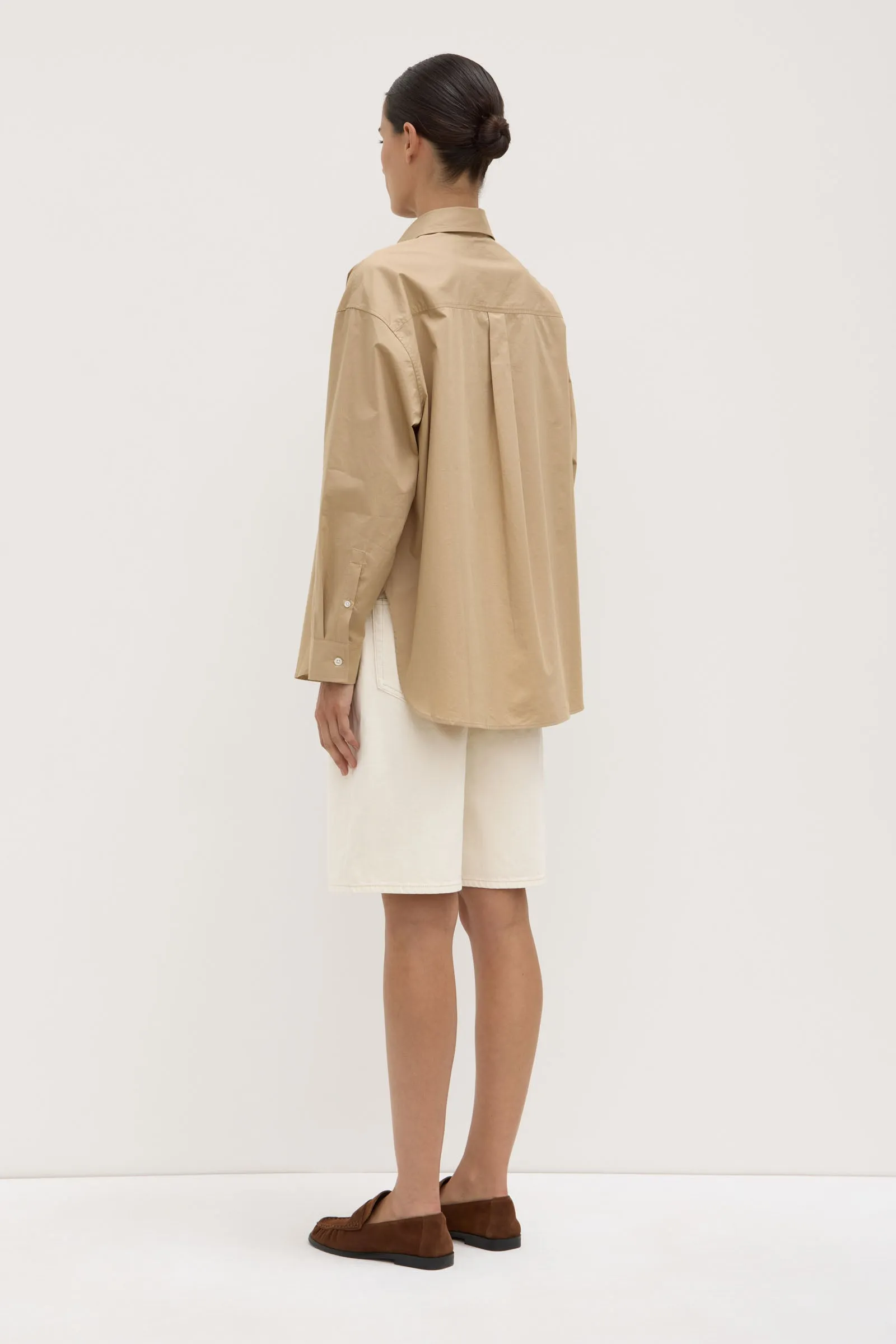 Marigold Poplin Shirt Refined Aesthetic