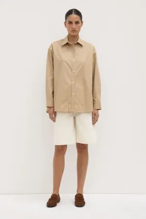 Seasonal Trend Marigold Poplin Shirt